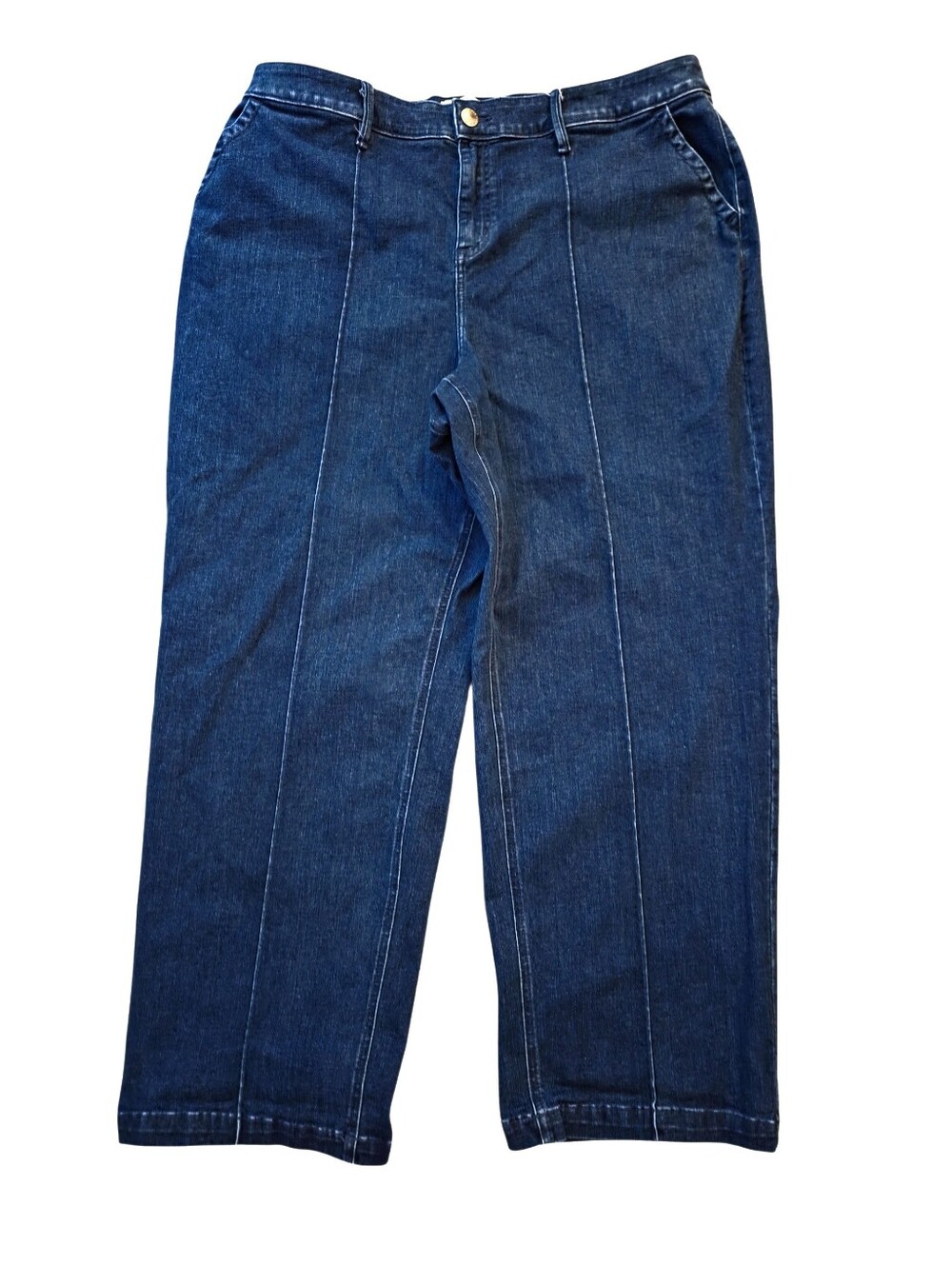 Lane Bryant Wide Leg High Rise Denim Jeans Plus Y2K Size 24